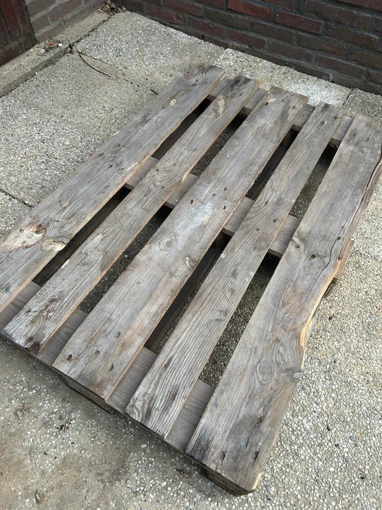 Pallet, Doe-het-zelf en Verbouw, Hout en Planken, Ophalen, Gebruikt, 50 mm of meer, Minder dan 200 cm
