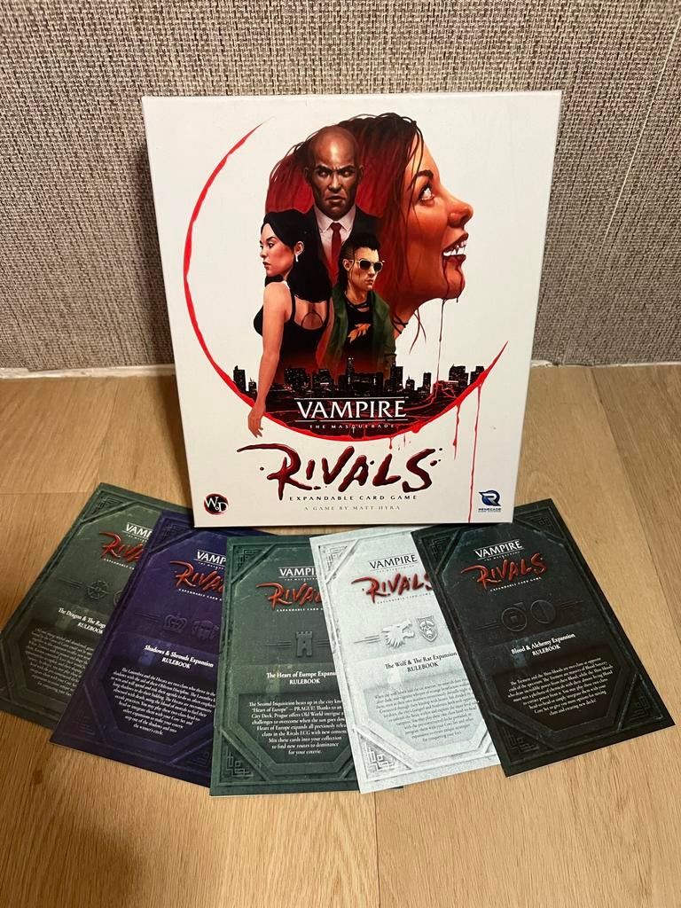 Vampire: The Masquerade Rivals Uitbreidingsset Kaartspel, Een of twee spelers, Ophalen of Verzenden, Zo goed als nieuw