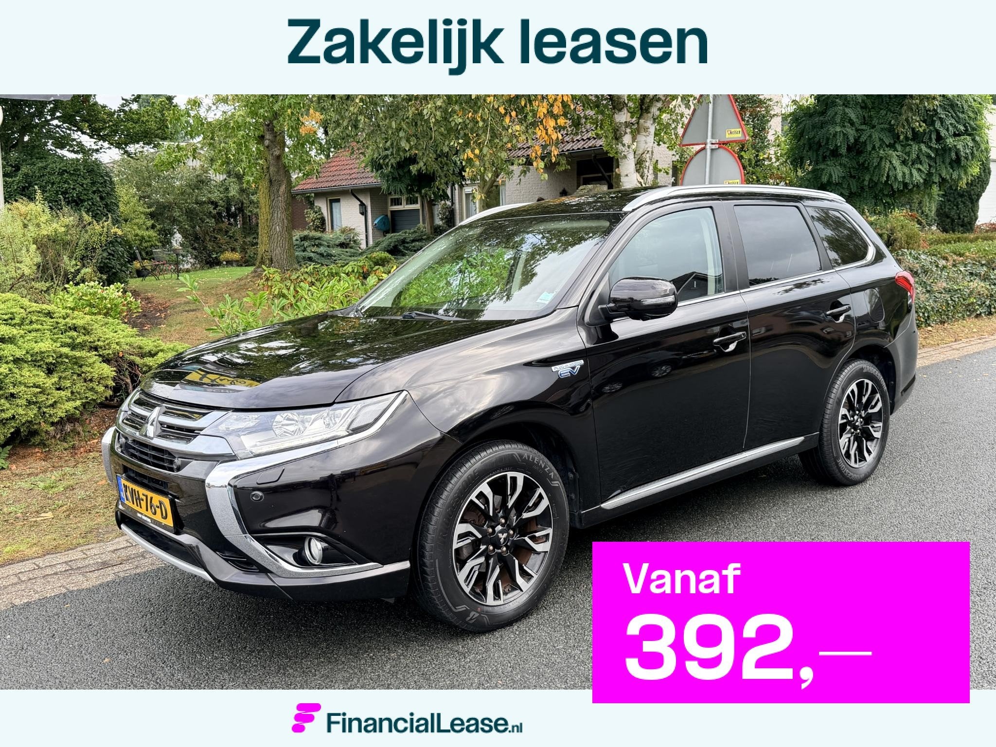 Mitsubishi Outlander 2.0 PHEV instyle+Exclusive 203PK Leder, 1998 cc, Euro 6, 4 cilinders, Bruin