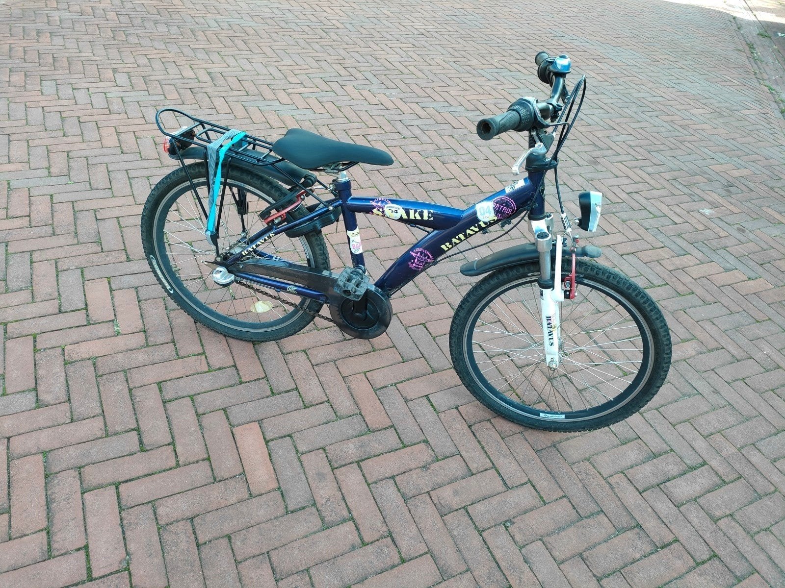 Batavus snake fiets 22 inch met 3 speed, Ophalen, Terugtraprem, 20 inch of meer, Batavus Snake fiets