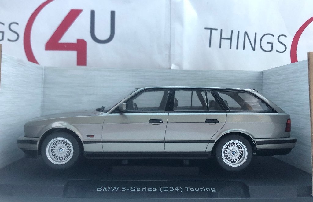 MCG 1:18 BMW 5 Serie 530i E34 Touring grijs metallic nieuw, Ophalen of Verzenden, Nieuw, Auto, Overige merken