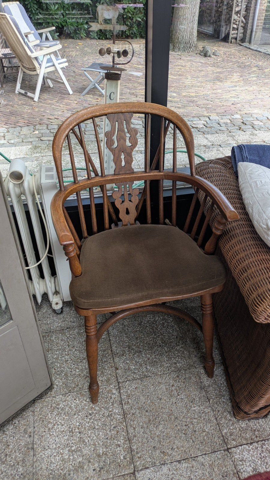 Set van 4 klassieke Wheelback Windsor stoelen, Ophalen
