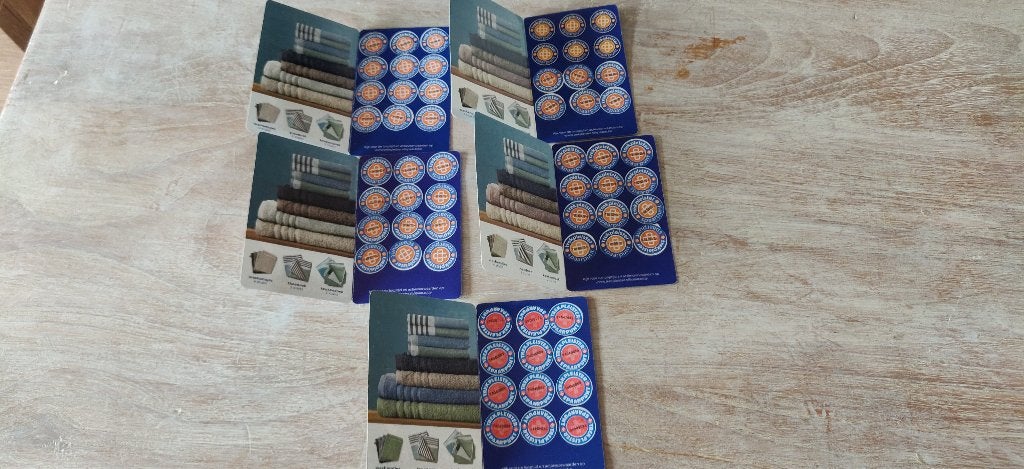 Trekpleister handdoeken zegels, Hobby en Vrije tijd, Spaarzegeltjes, Ophalen of Verzenden, Winkel, Super of Benzinepomp, Zegels, Bonnen of Punten