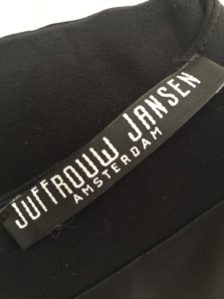 Juffrouw Jansen zwarte jurk XL (2B22), Kleding | Dames, Tweedehands verkoop, Tweedehands verkoop, Zwart, Maat 46/48 (XL) of groter
