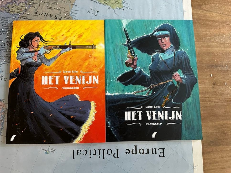 Het Venijn 1-2 SC - Laurent Astier (Vloedgolf & Vuurregen), Meerdere stripboeken, Ophalen of Verzenden, Gelezen
