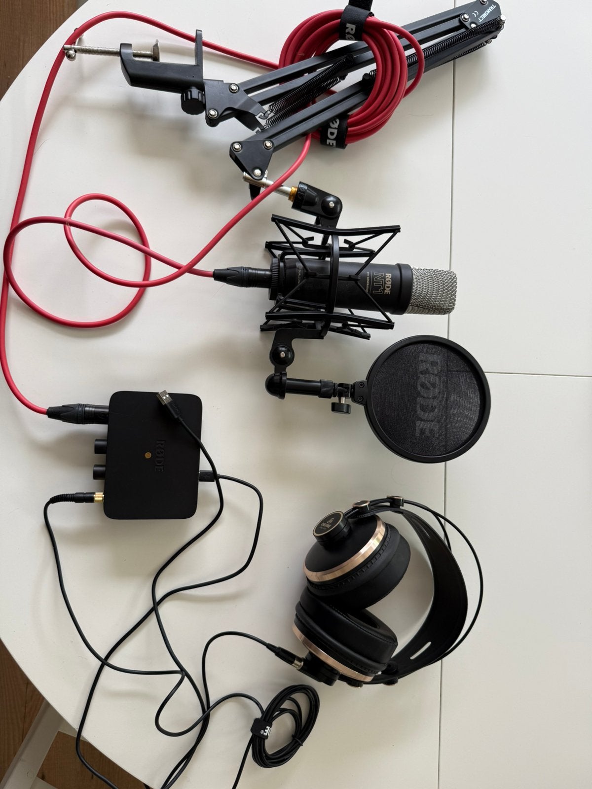 Microfoon set: NT1 5th gen + AI-1 transmitter + koptelefoon, Ophalen, Zo goed als nieuw, Studiomicrofoon