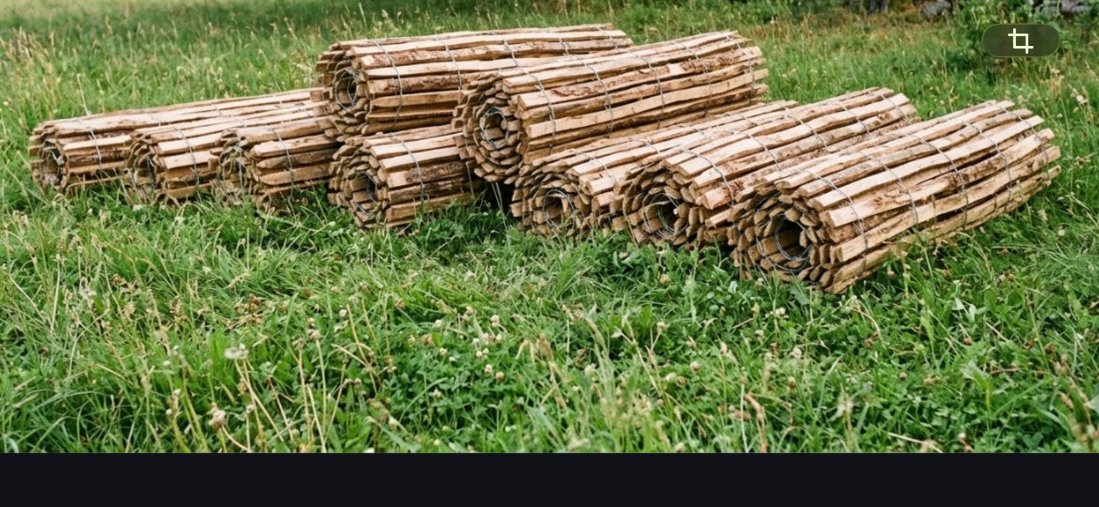 40 m Kastanjehouten hek nieuw 175 hoog, Ophalen, Nieuw, Hout, Tuinhek