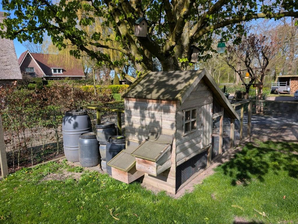Kippenhok gewolmaniseerd compleet met alle accessoires!, Dieren en Toebehoren, Pluimvee | Toebehoren, Ophalen, Kippenhok of Kippenren