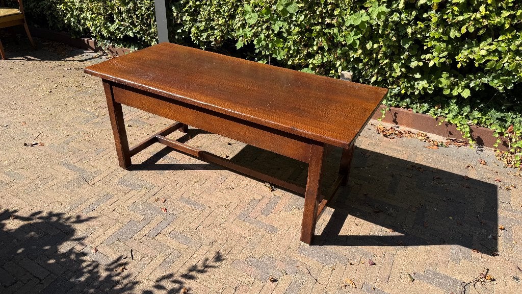 tafel, Huis en Inrichting, Tafels | Eettafels, Ophalen, Gebruikt, Klassiek, Eikenhout