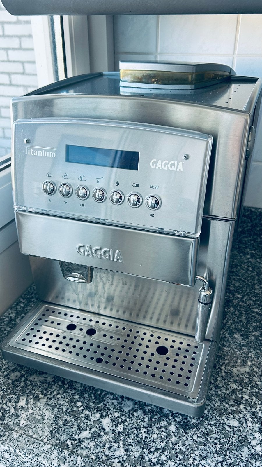 Gaggia Titanium Espressomachine, Ophalen, Gebruikt, Espresso apparaat, 10 kopjes of meer