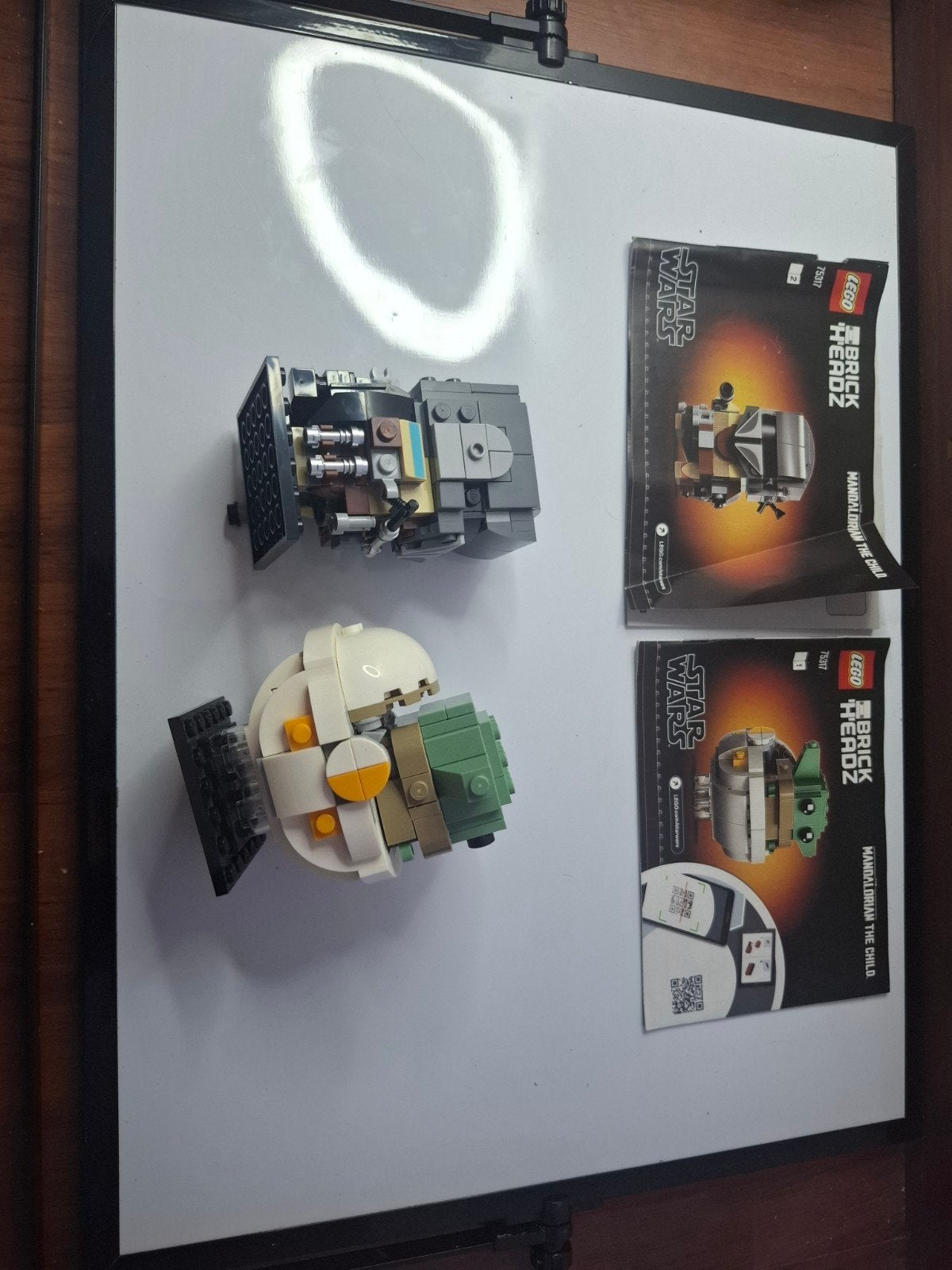 LEGO BrickHeadz The Mandalorian & The Child (75317), Gebruikt, Star Wars, Lego, Ophalen of Verzenden