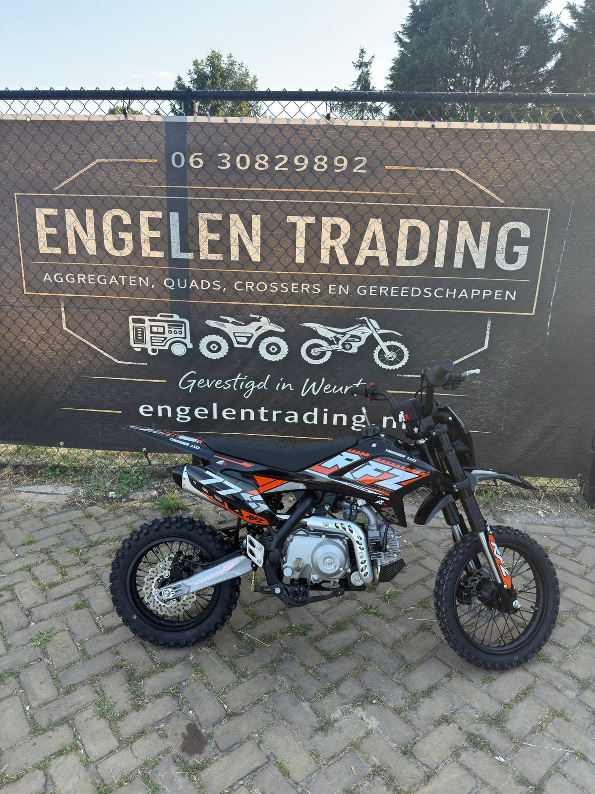 Kinder pitbike automaat vanaf ca 7 jaar nieuw, Ophalen, Nieuw