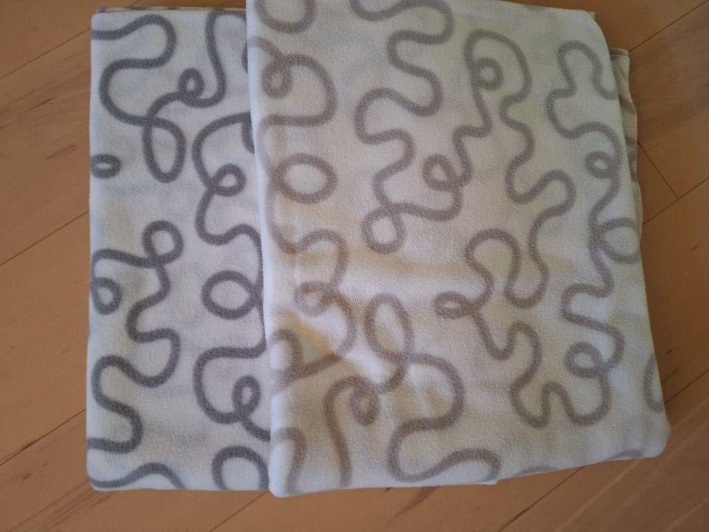2 Ikea fleece dekens nauwelijks gebruikt., Overige maten, Wit, Ophalen of Verzenden, IKEA