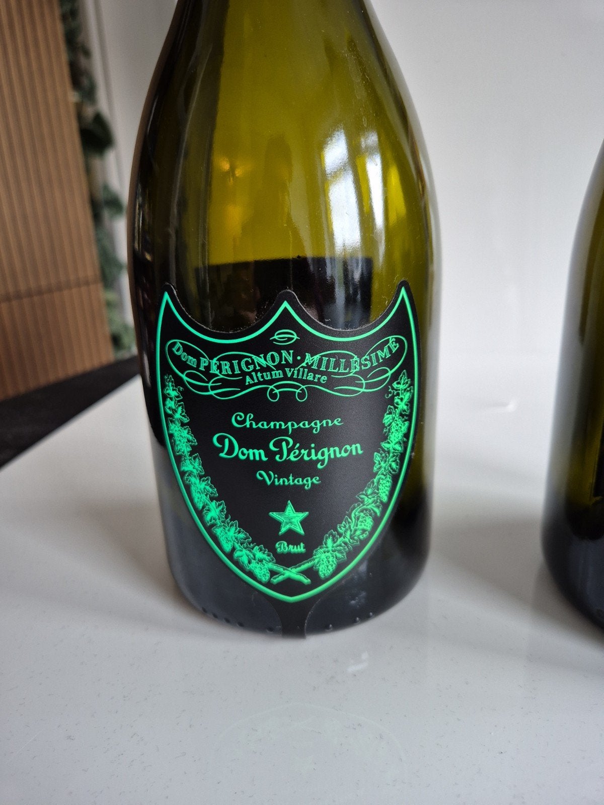 Dom Pérignon LED Flessen LEEG - Groen & Roze (Set van 2), Gebruikt, Meerkleurig, Ophalen of Verzenden, Modern