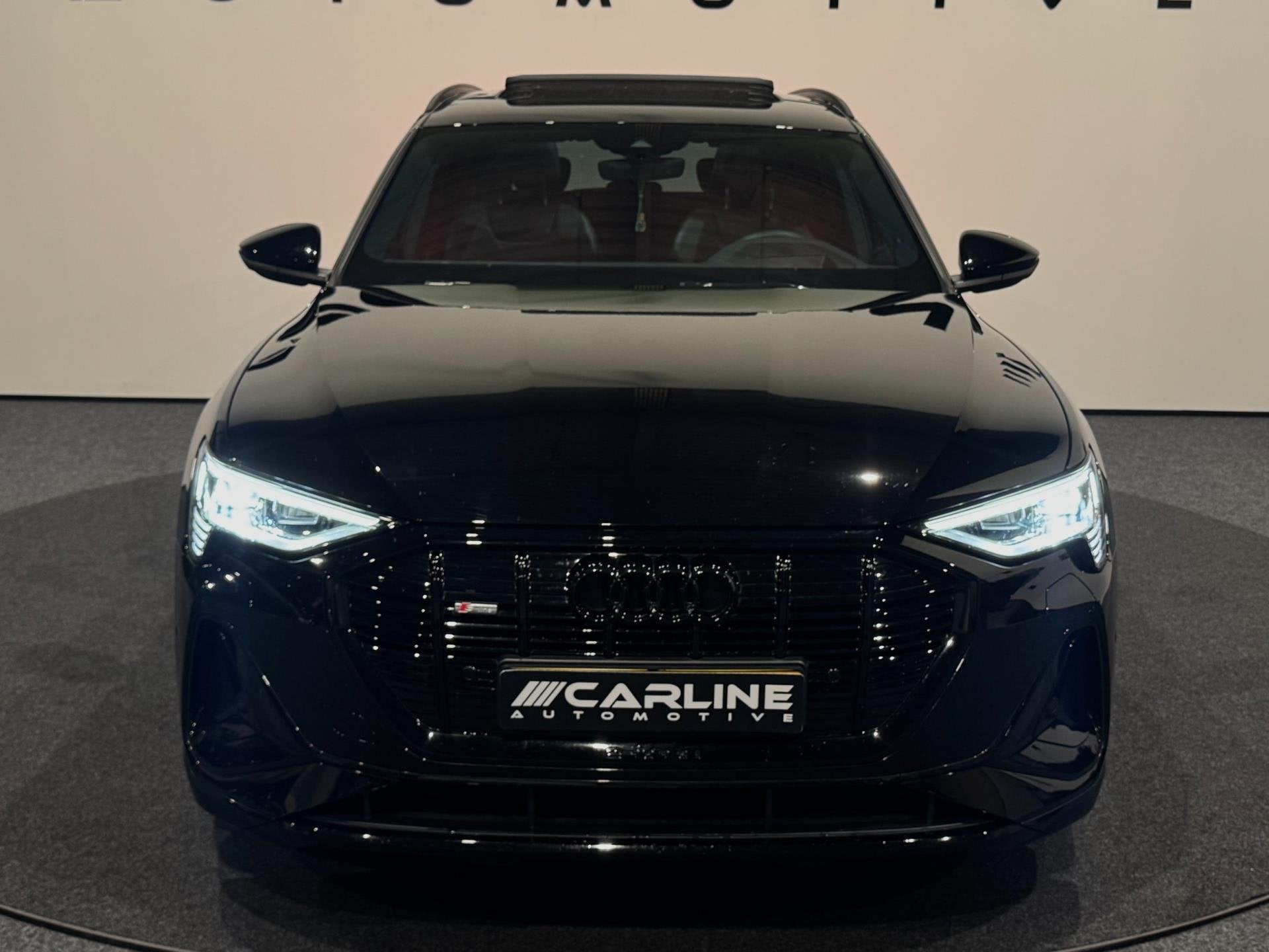 Audi E-tron 50 quattro edition 71 kWh 3XS-LINE PANORAMA VIRT, Auto's, Dealer onderhouden, Zwart, 71 kWh, Zwart