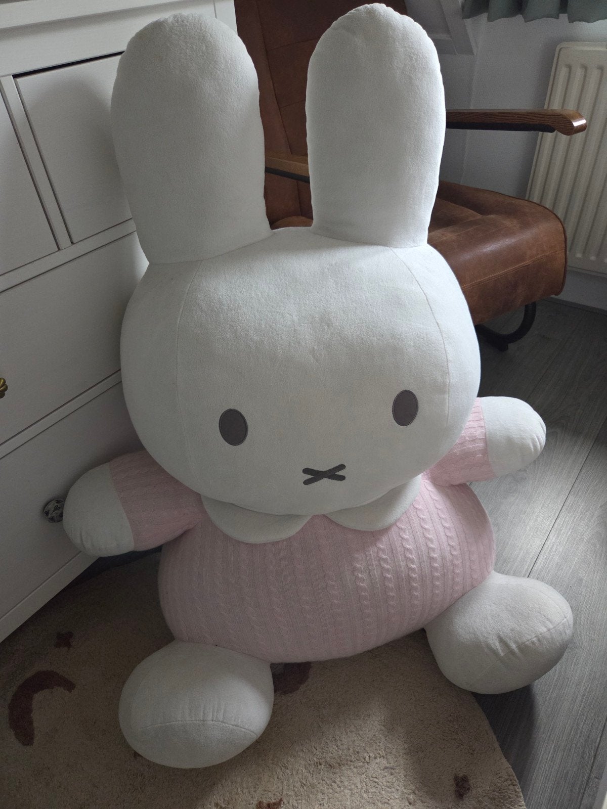 Grote Nijntje knuffel roze, Ophalen, Gebruikt, Overige merken, Konijn