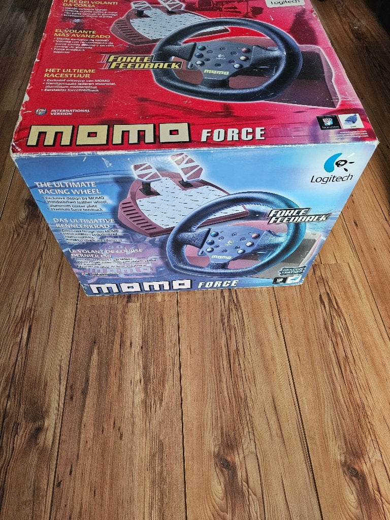 Logitech Momo Forcefeedback racestuur, Computers en Software, Vintage Computers, Ophalen