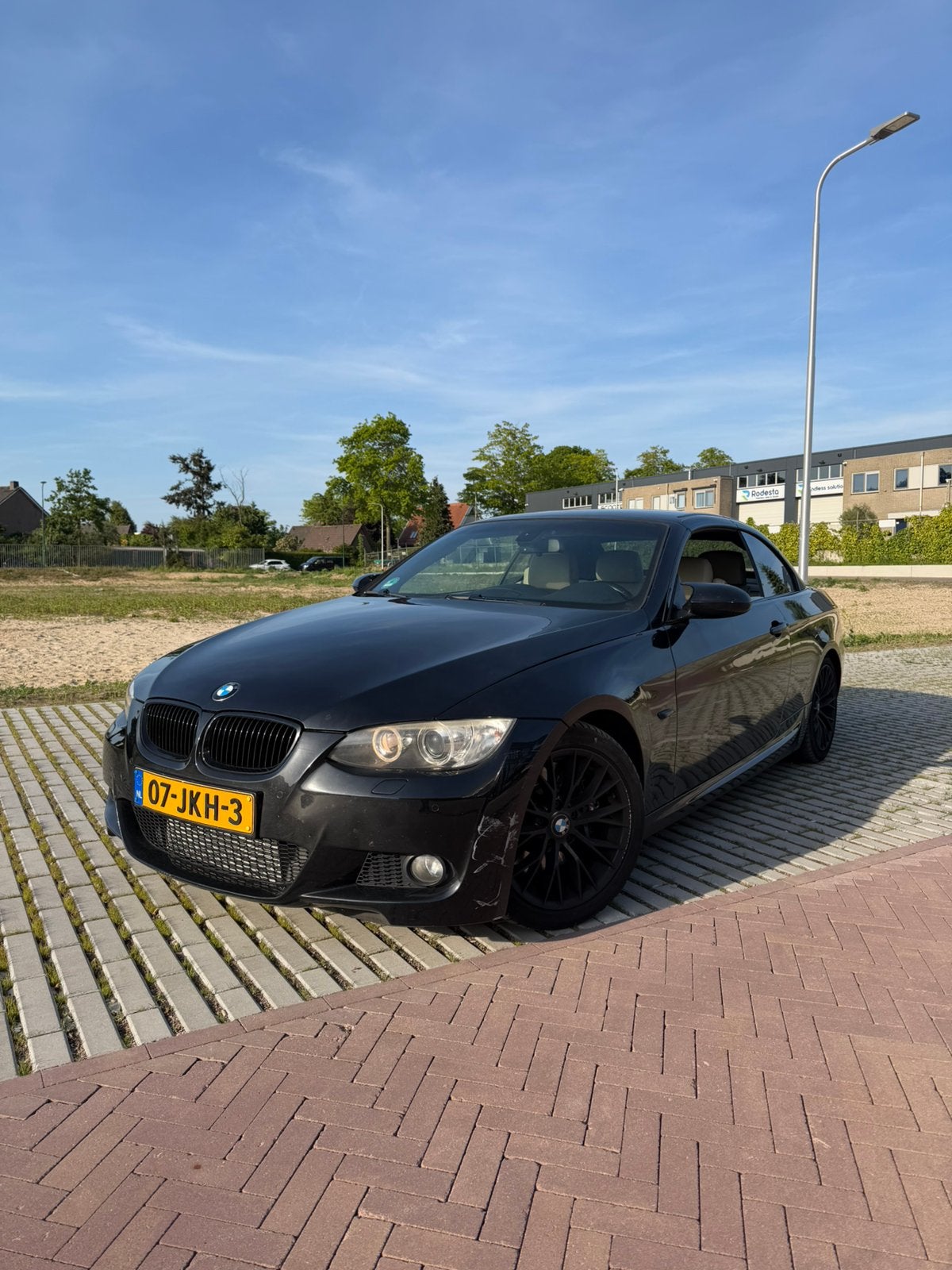 BMW 3-Serie 3.0 I 335 Cabrio DCT 2009 Zwart, Auto's, BMW, Automaat, Achterwielaandrijving, Cabriolet, 4 stoelen