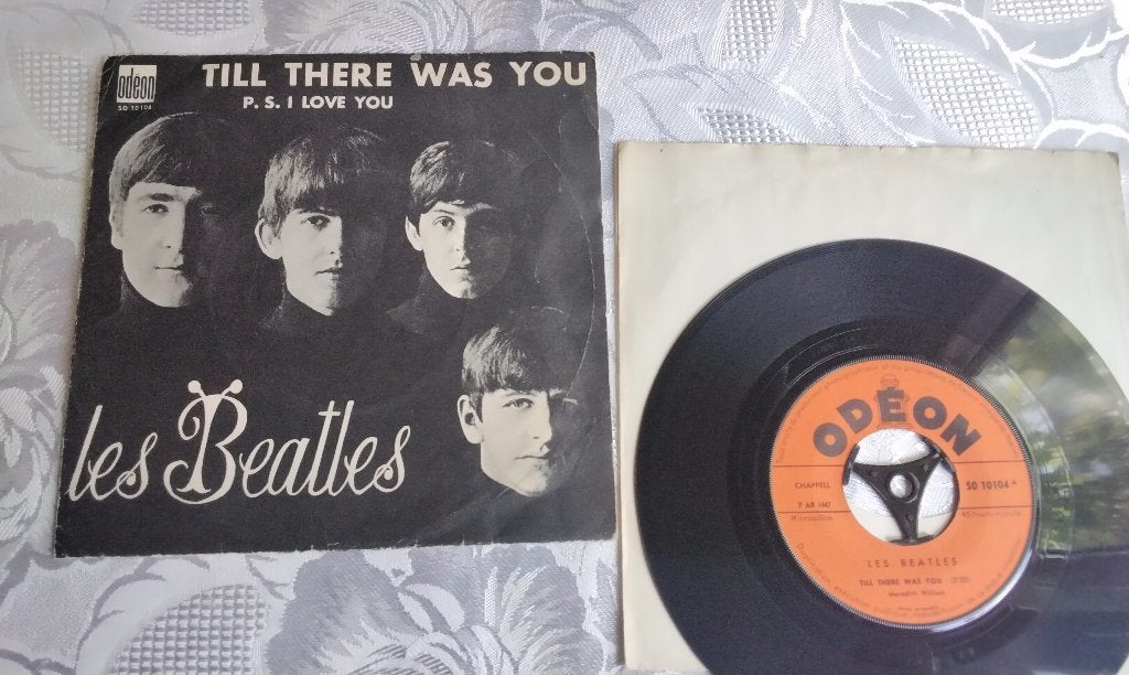 Zeldzame Single Beatles Till There Was You Odeon France 1964, Gebruikt, 7 inch, Single, Pop