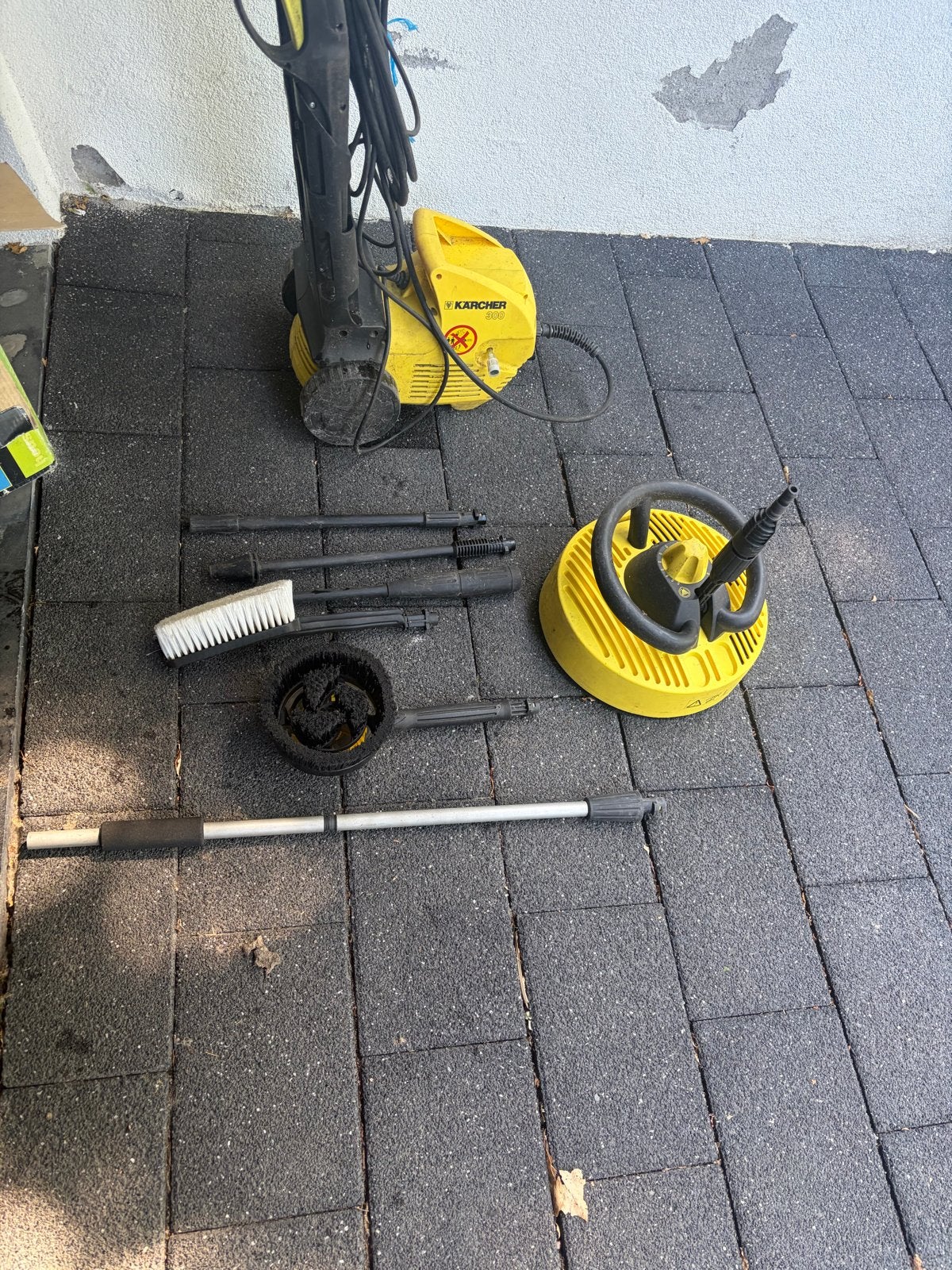 Kärcher 300 hogedrukreiniger met toebehoren, Doe-het-zelf en Verbouw, Reinigingsmachines, Ophalen of Verzenden, Gebruikt, Overige typen