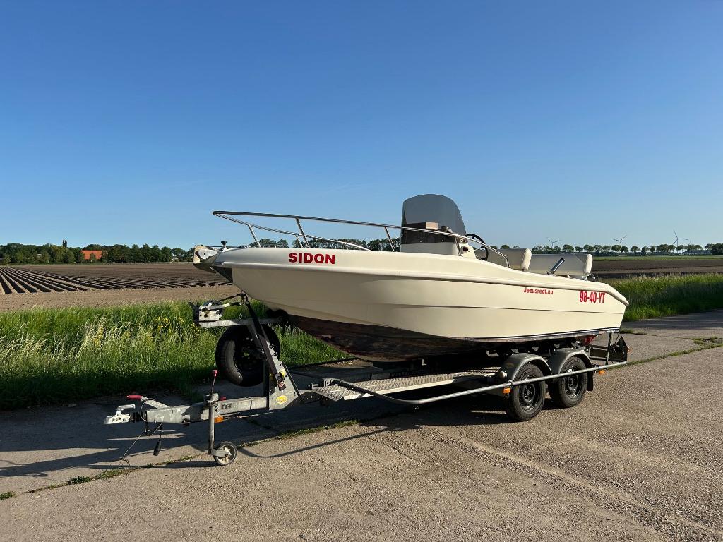 Blu & Blu Rascala 550CC, Watersport en Boten, Overige merken, Gebruikt, Viertaktmotor, 6 m