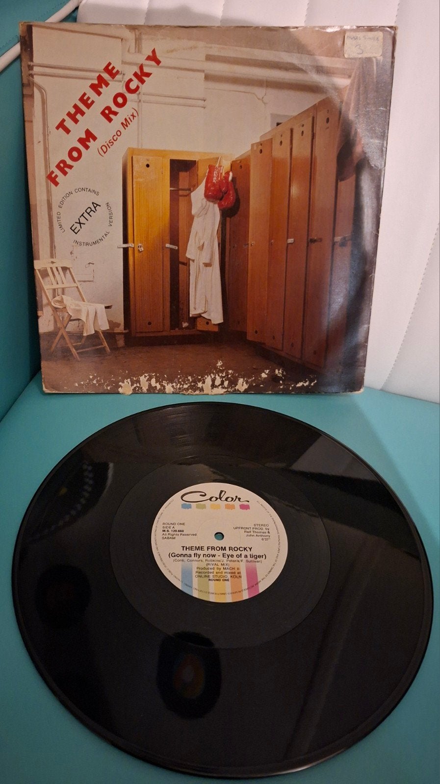 Theme From Rocky (Disco Mix) - Limited Edition Vinyl 1985, Gebruikt, Ophalen of Verzenden, 12 inch, 1970 - 1979