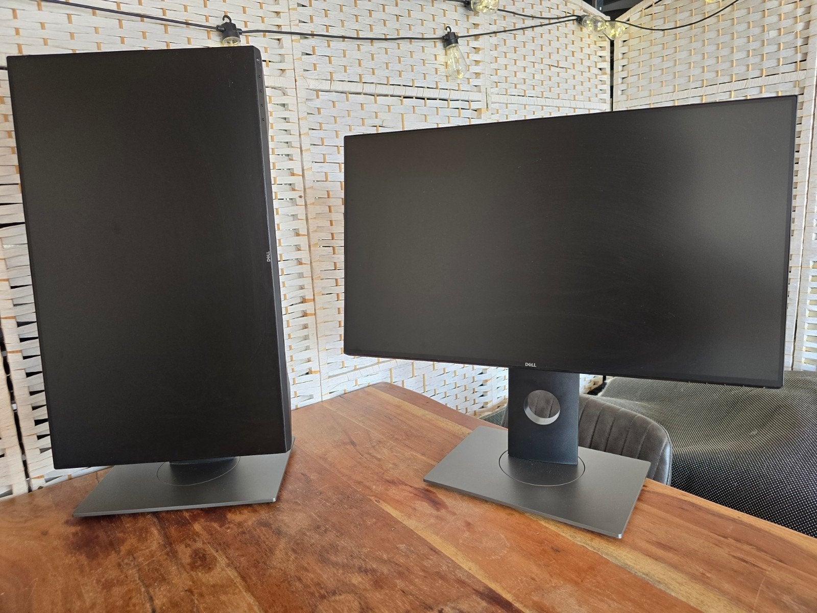 7 x Dell U2417H monitor 24 inch - kantelbaar - HDMi & 2 x DP, Computers en Software, HDMI, IPS, Kantelbaar, Full HD