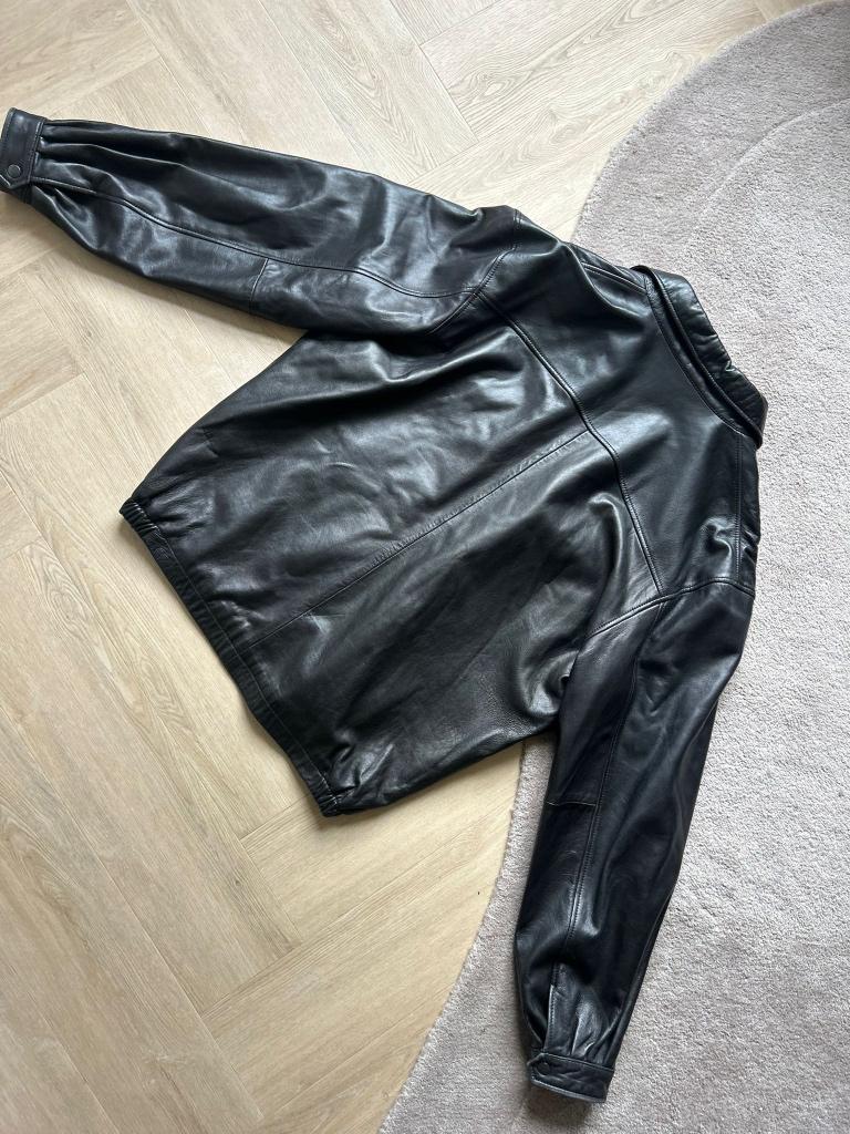 Golden Bear Sportswear Leren Jas Zwart Maat XL, Golden Bear, Zwart, Maat 56/58 (XL), Ophalen of Verzenden