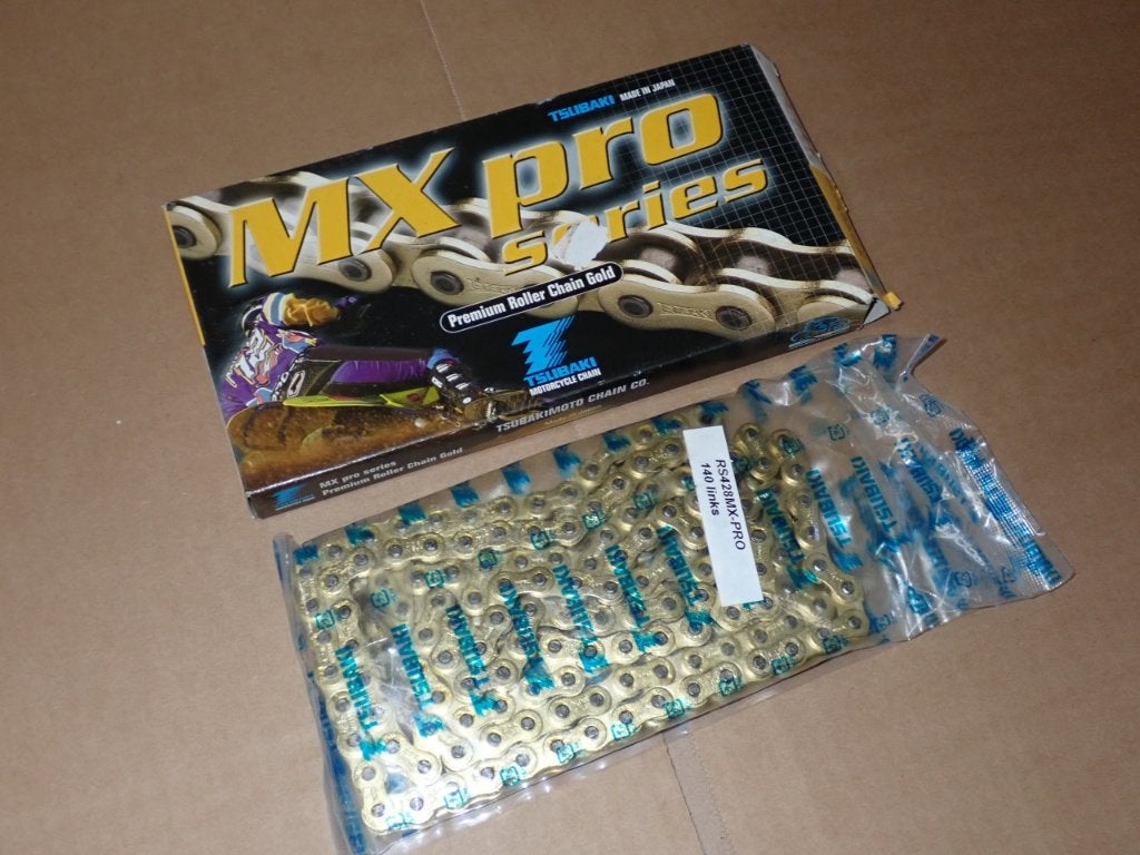 Tsubaki MX-Pro 2 428 Gold Ketting 140L, Verzenden
