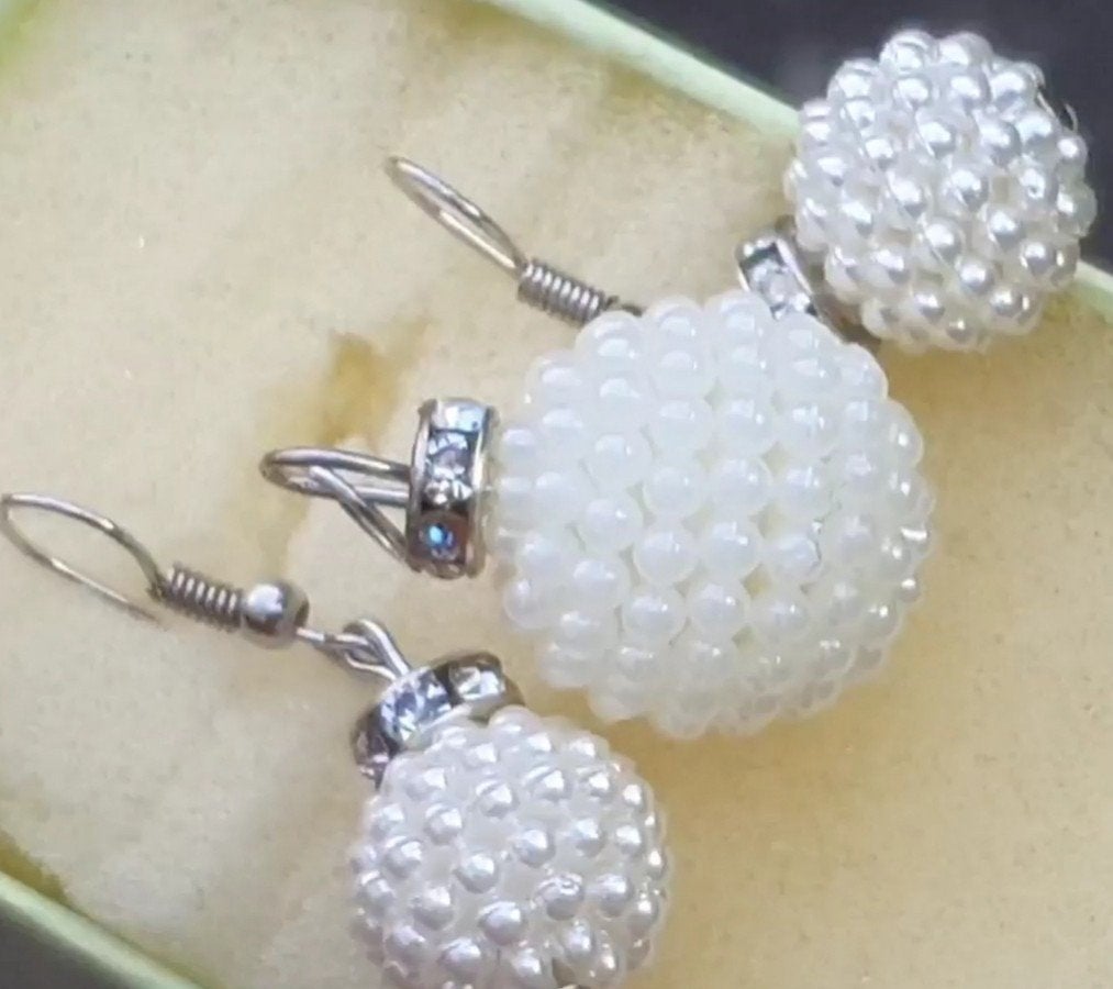 Mooi oude oorbellen met hanger., Ophalen of Verzenden, Nieuw