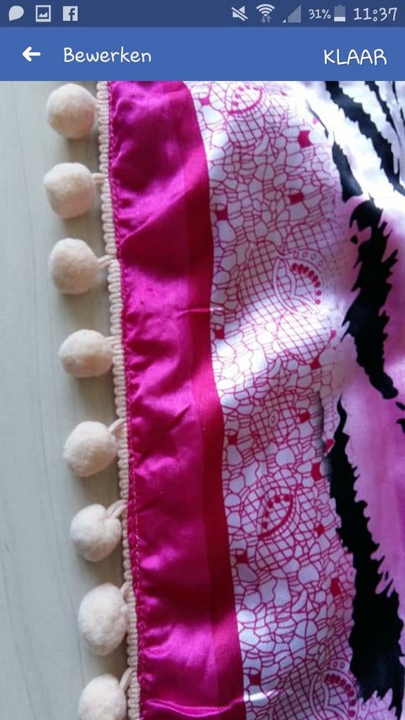 Sjaal 90x170 cm - beide kanten draagbaar, Geen merk, Ophalen of Verzenden, Nieuw, Sjaal