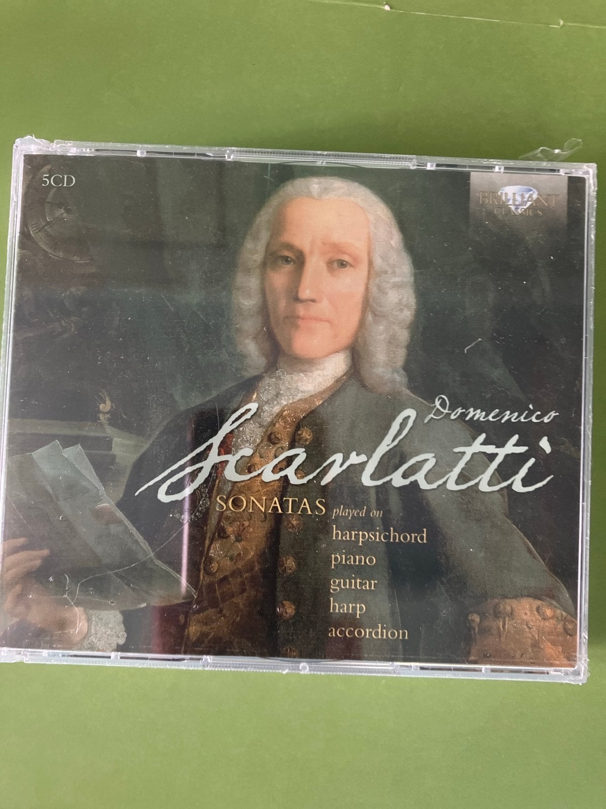 Domenico Scarlatti Sonatas - 5CD Boxset Brilliant Classics, Kamermuziek, Boxset, Ophalen of Verzenden, Nieuw in verpakking