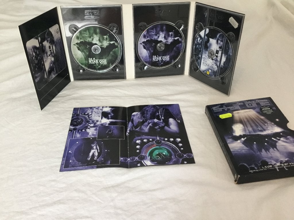 Arjen A. Lucassen's Star One (DVD/2 CD) ‎– Live On Earth, Ophalen of Verzenden, Zo goed als nieuw