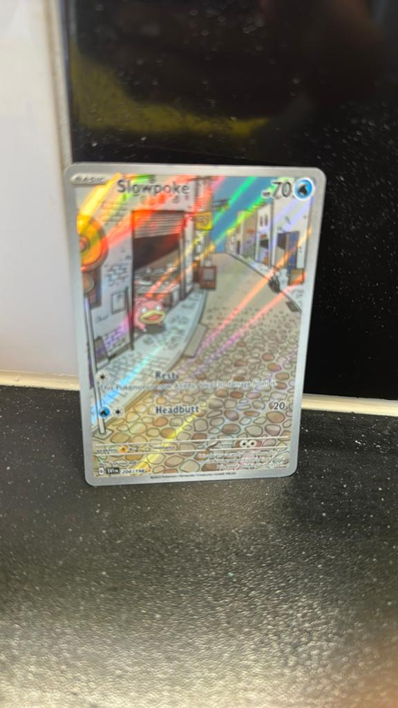 Slowpoke 204 Pokémon kaart (Foil, nieuw), Ophalen of Verzenden, Nieuw, Losse kaart, Foil