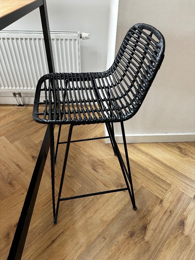 Bar Stools (3) - 20% off, Overige materialen, Drie, Zwart, Zo goed als nieuw