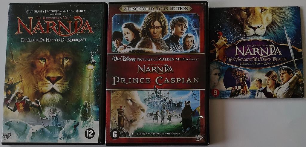 Film-Serie *** NARNIA *** Complete Trilogie Walt Disney, Vanaf 6 jaar, Ophalen of Verzenden, Zo goed als nieuw, Boxset