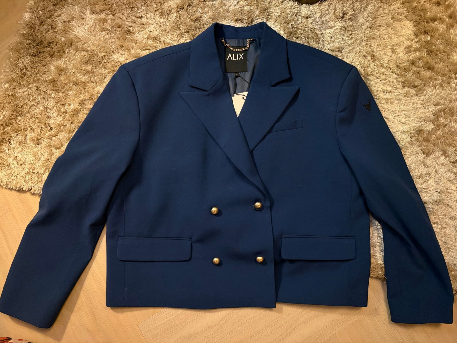 Alix The Label Blazer Donkerblauw Maat M Nieuw, Maat 38/40 (M), Blauw, Nieuw, Ophalen of Verzenden