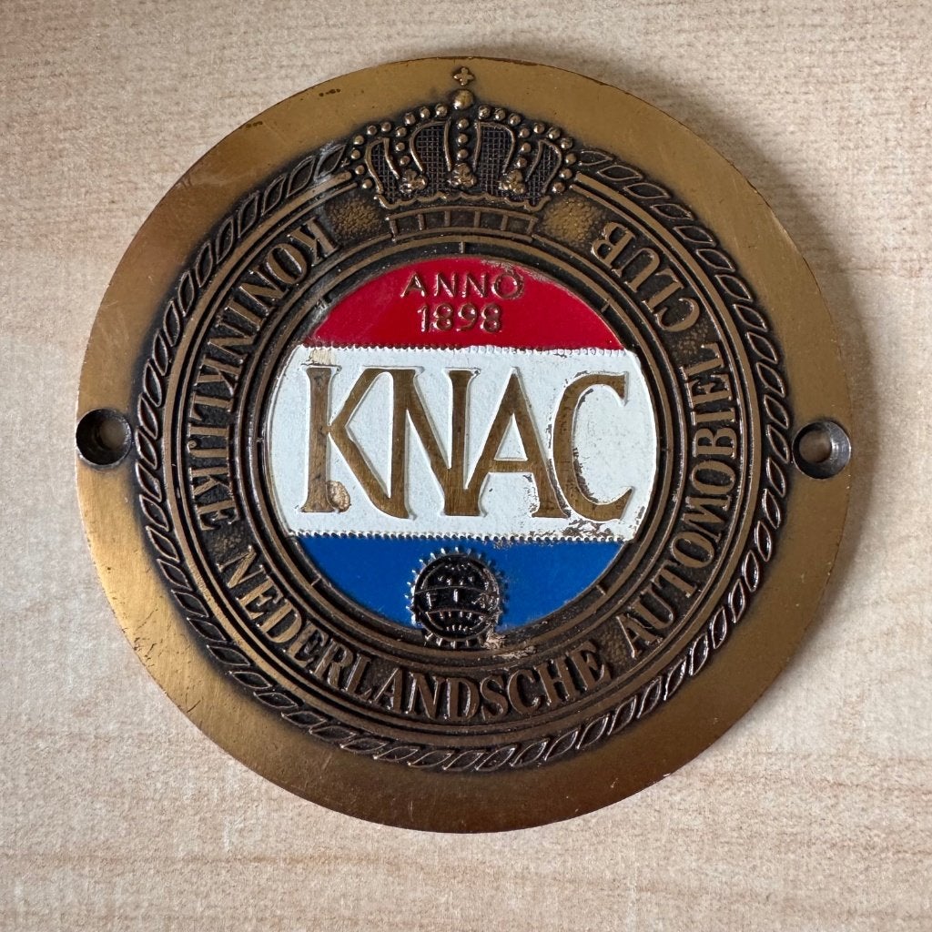 Badge Embleem Schildje KNAC Koninklijke NL Automobiel Club, Verzenden, Gebruikt