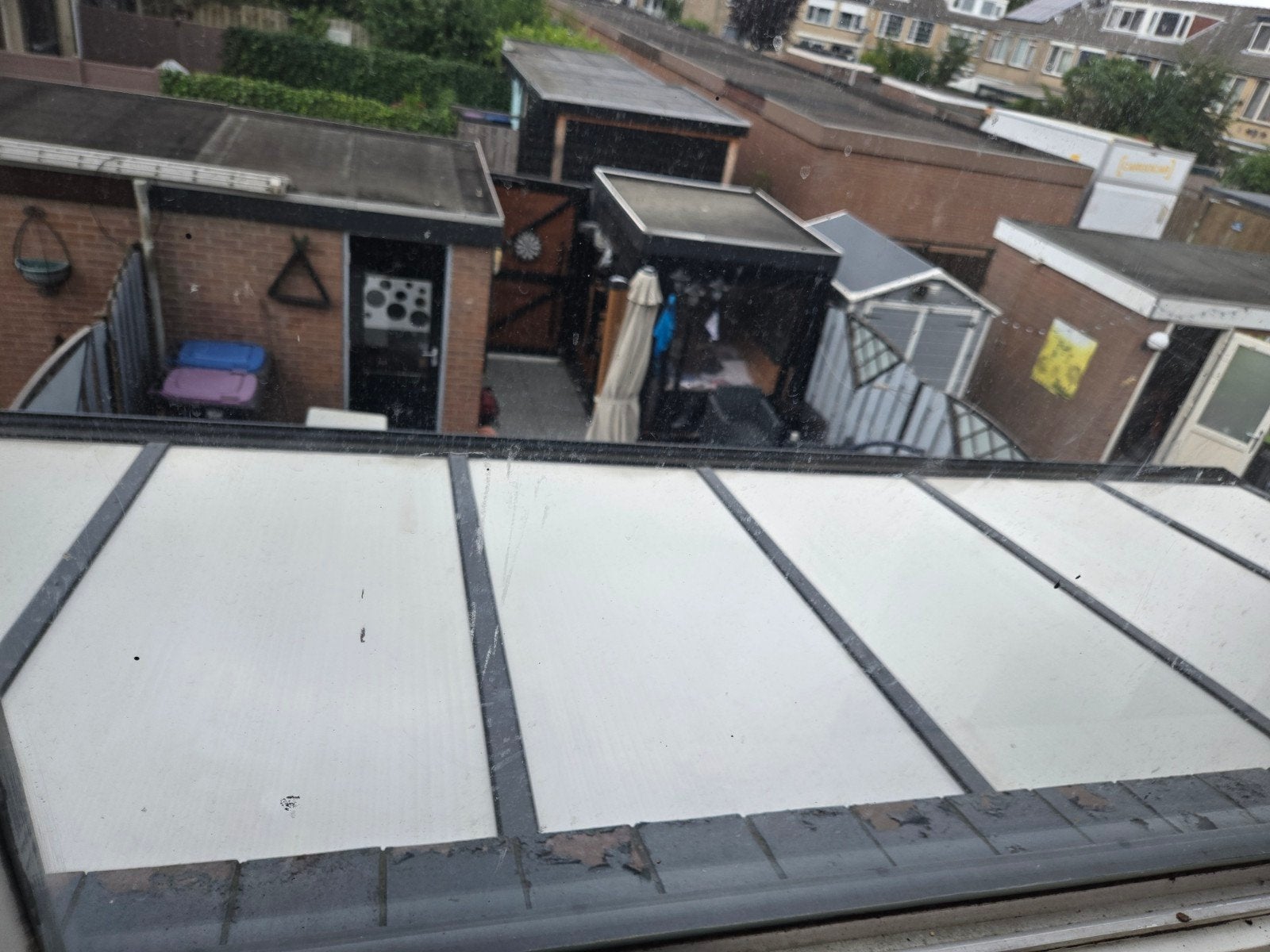 Klassiek Terras overkapping twee jaar oud, Tuin en Terras, Overkappingen, Ophalen, Zo goed als nieuw, Veranda
