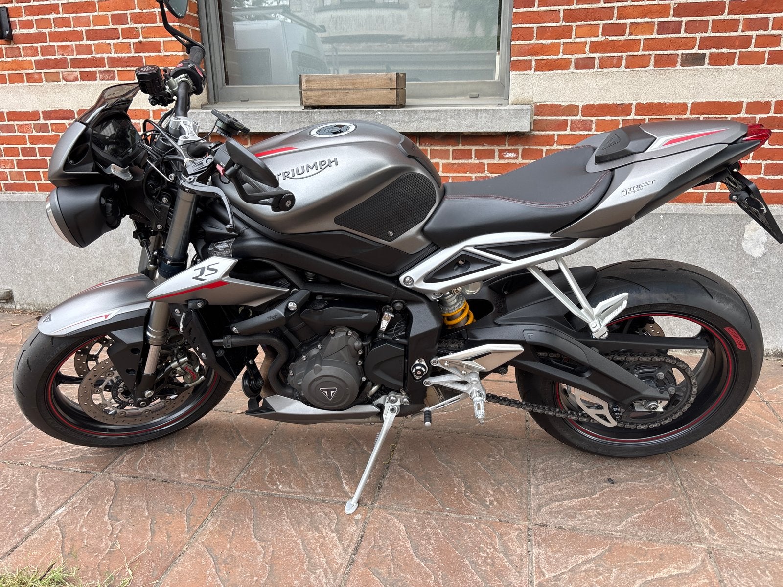Triumph Street Triple R 765 - Quickshifter, SC Project, 2018, Motoren, Motoren | Triumph, Gebruikt, 3 cilinders, Particulier, 765 cc