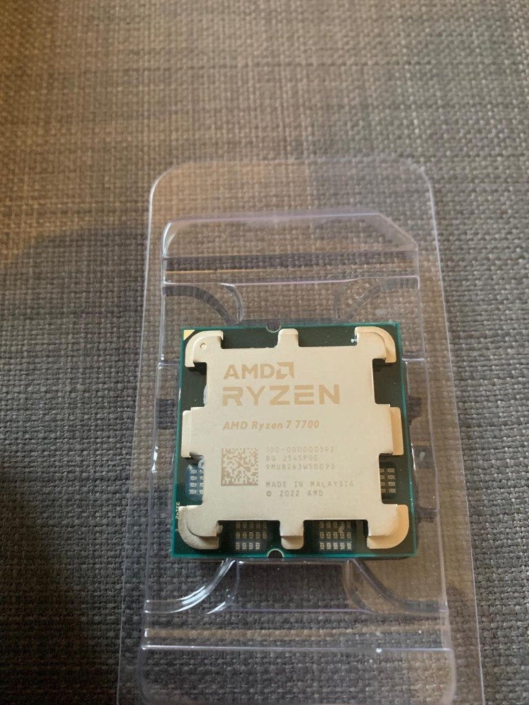 AMD Ryzen 7 7700 proccesor, 8-core, AM5, Ophalen of Verzenden, Zo goed als nieuw