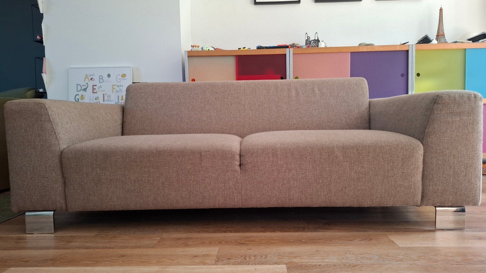 2,5-zits bank van Goossens, Ophalen, Gebruikt, 150 tot 200 cm, Tweepersoons