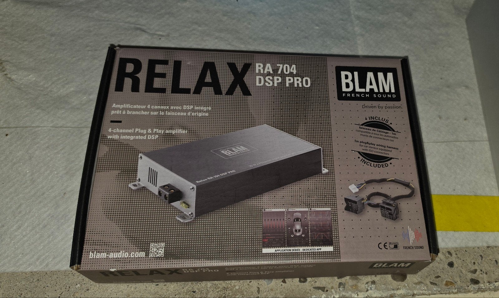 Nieuwe BLAM Relax RA 704 DSP Pro Versterker, Auto diversen, Ophalen of Verzenden, Nieuw