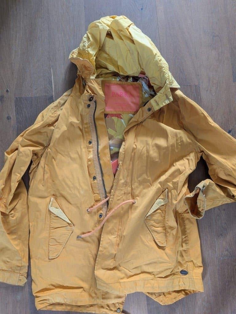 Parka Jas Geel Scotch - Zomerjas, Ophalen, Maat 52/54 (L), Geel, Gedragen
