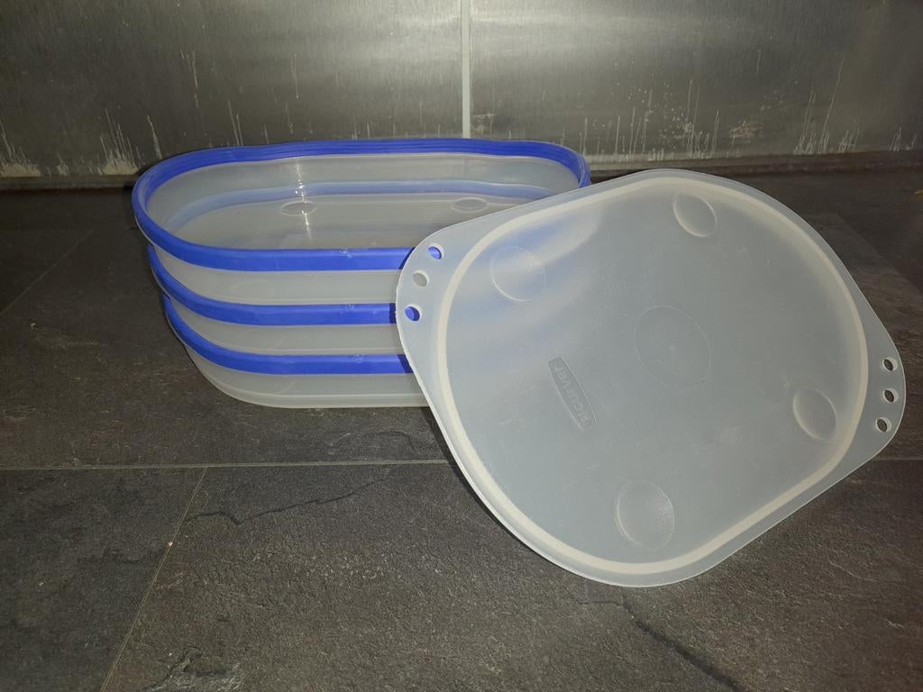 3x Curver Vleeswaren Bakjes - Handig voor Thuis & Camping, Ophalen of Verzenden