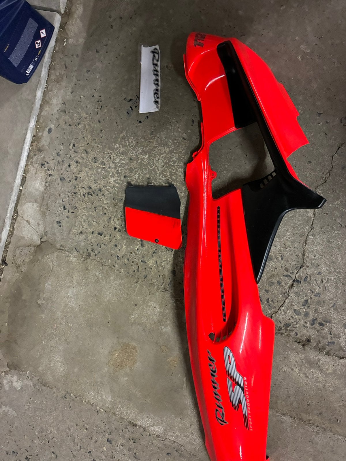 Gilera runner fluo rosso rechterkap, Ophalen of Verzenden