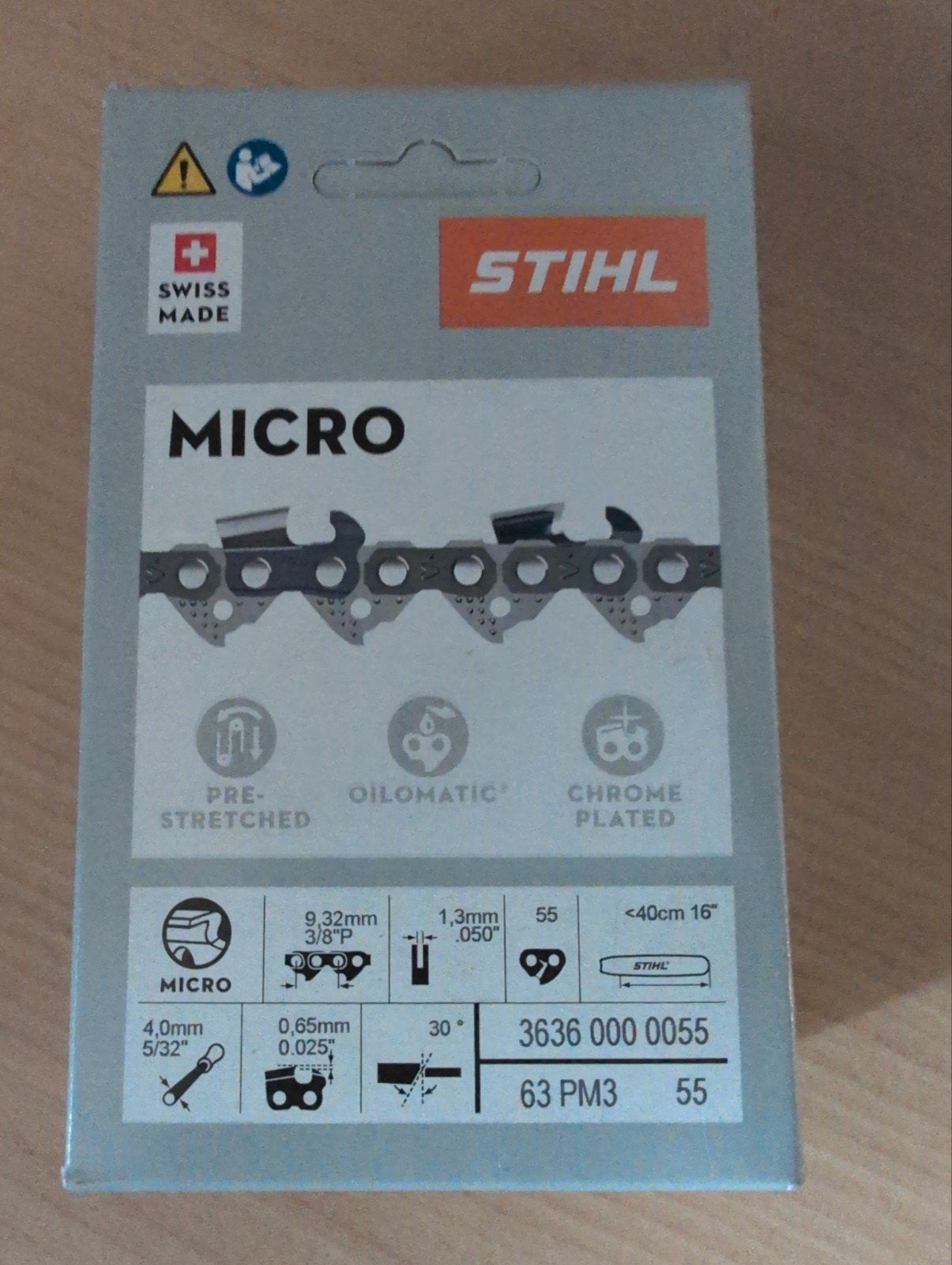 3 stuks nieuwe Stihl kettingzaagkettingen, Stihl, Verzenden, 70 mm of meer, Kettingzaag