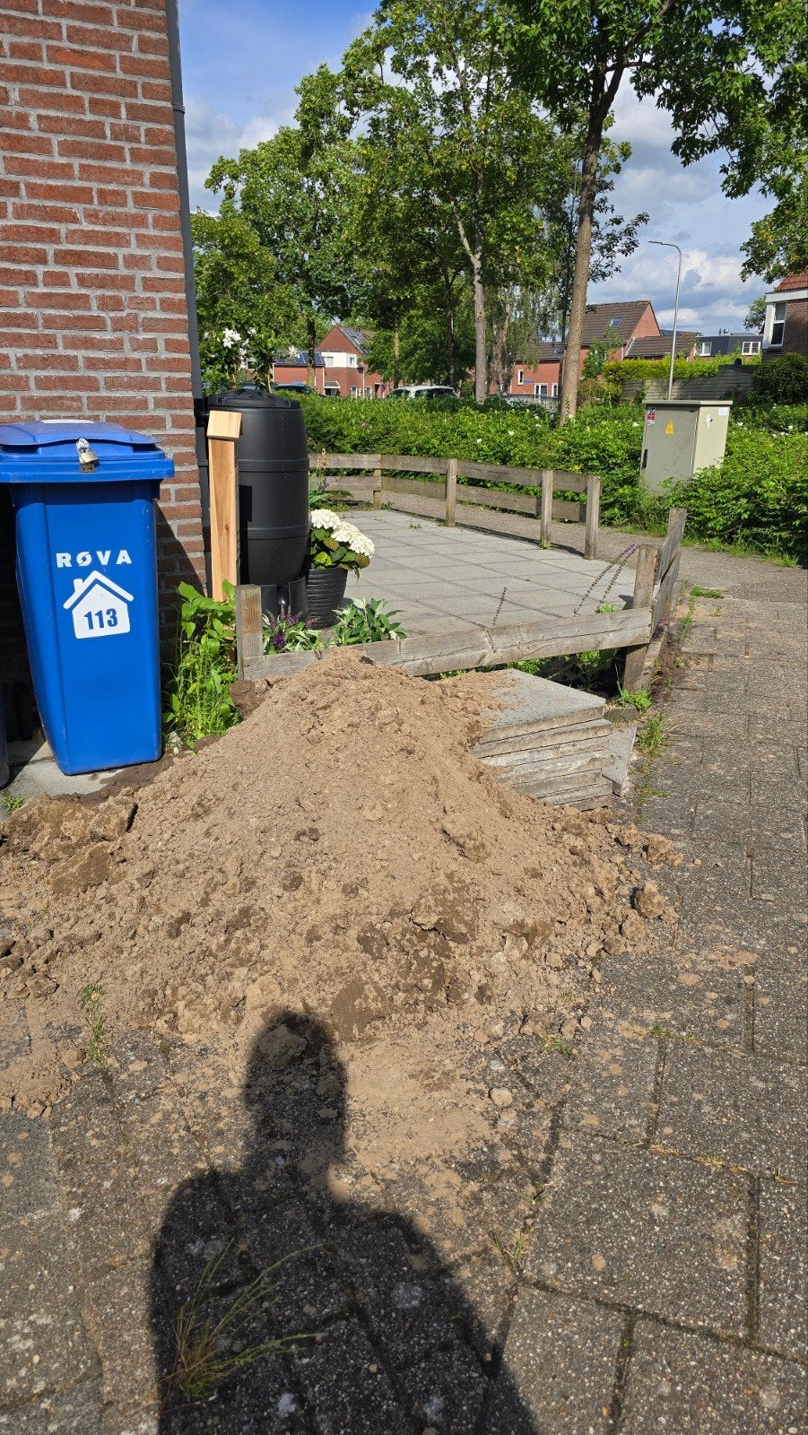Straatzand + 7,5 50x50 tegel grijs GRATIS, Tuin en Terras, Zand, Ophalen