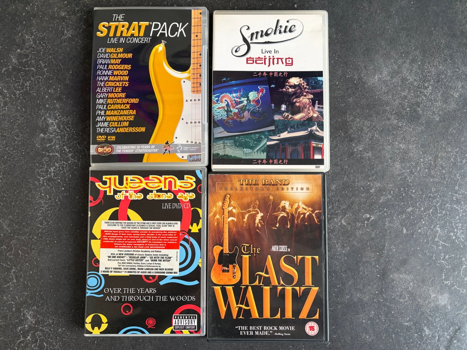 Muziek DVD collectie: The Strat Pack, The Last Waltz, Smokie, Alle leeftijden, Engels, Ophalen of Verzenden, Concert
