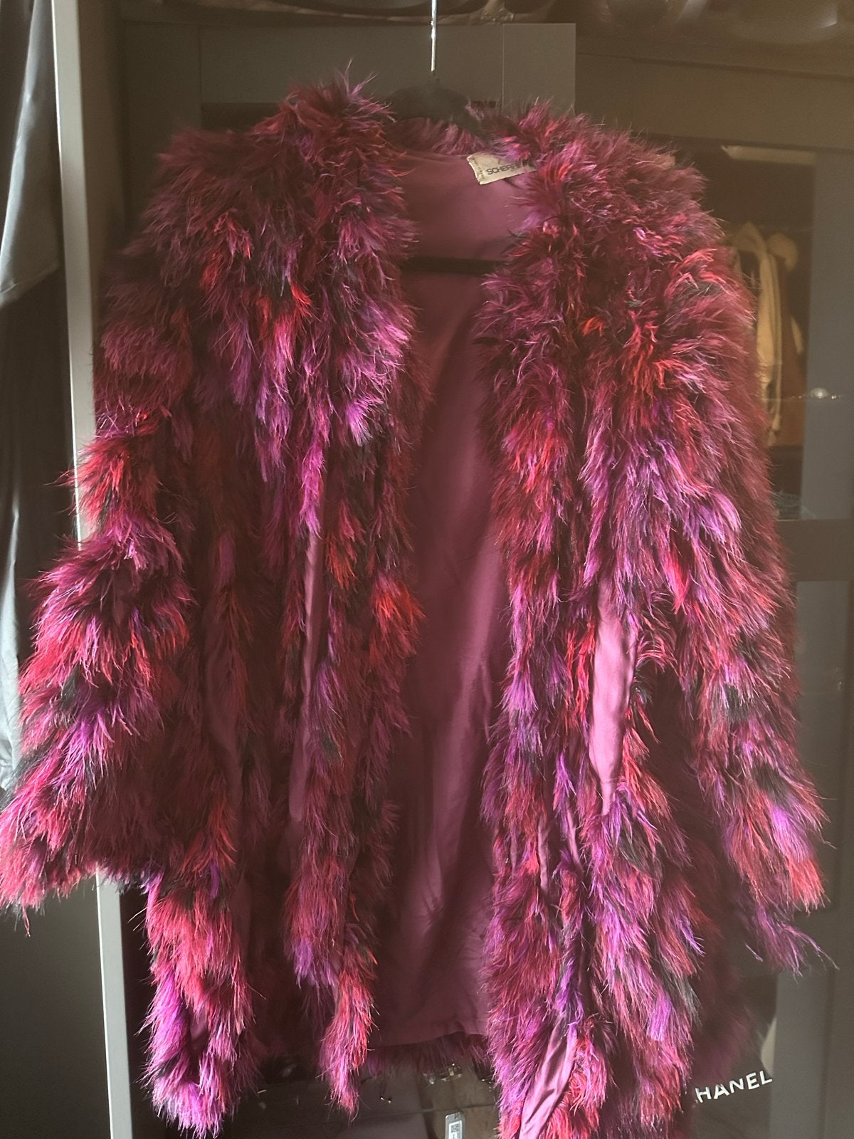 Luxe verenjas bordeaux/paars – SCHEPPER Boutique Paris, Kleding | Dames, Jassen | Winter, Ophalen of Verzenden, Zo goed als nieuw